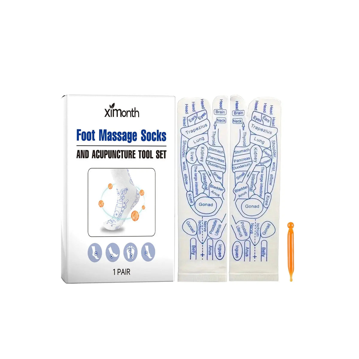 Ensemble de Massage des Pieds Outils de Soin des Pieds Ensemble de Pédicure et de Massage des Pieds