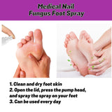Spray nettoyant et bactériostatique pour les pieds