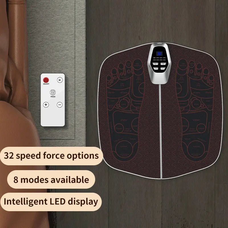 Tapis de massage des pieds EMS, appareil de massage des pieds à impulsions